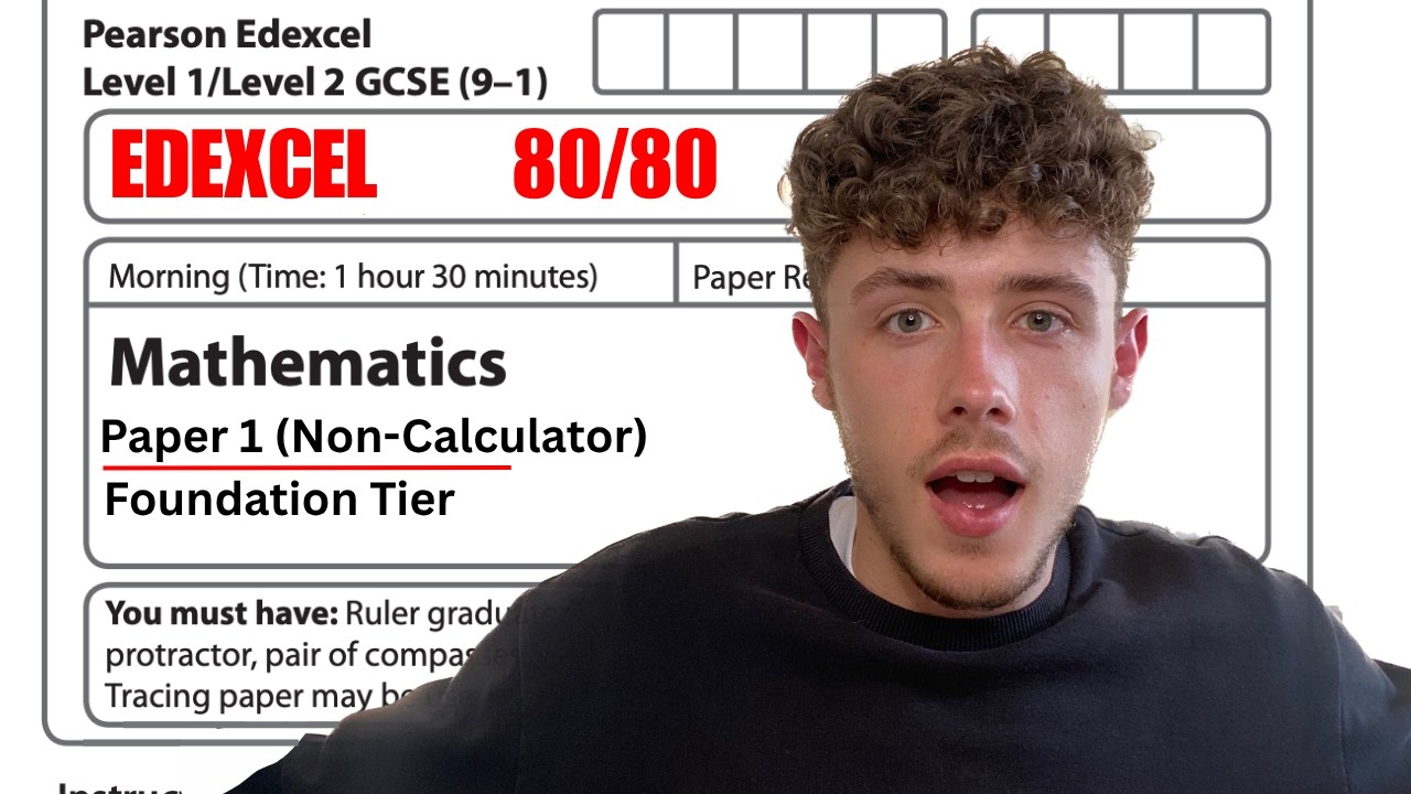 How to Get a Grade 5 | GCSE Maths Edexcel Paper 2 Foundation
