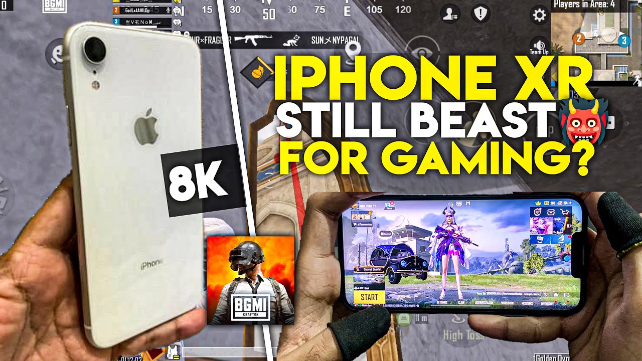 8k iPhone XR in 2025 🔥 Still a Beast for BGMI & PUBG? | FPS, Heating, Battery, Full Gaming Review!