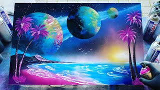 Candy Shore - SPRAY PAINT ART by Skech