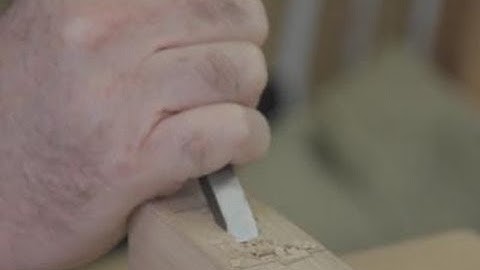 How To Use Your Mortise Chisel
