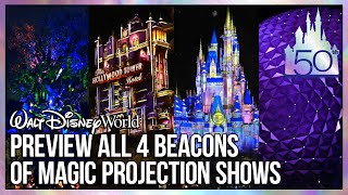 Beacons of Magic Previews with Narrations for Walt Disney World 50th Anniversary