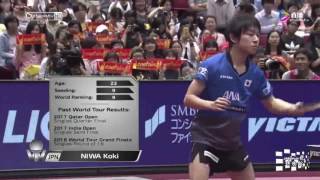 [20170617] MA Long vs NIWA Koki | MS-QF | Japan Open 2017 | Full Match