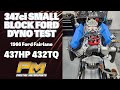 437hp 347 ford dyno testing for petes 66 fairlane at prestige motorsports