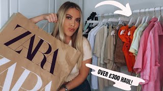 HUGE ZARA TRY ON HAUL! NEW IN SUMMER 2021! I SPENT WAAAY TOO MUCH! - YouTube