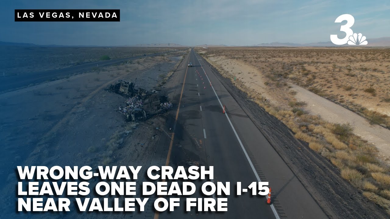 Wrong way crash leaves one person dead along the I 15 - YouTube