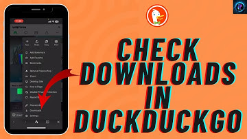 How to Check Downloads in DuckDuckGo 2024 | Stay Organized