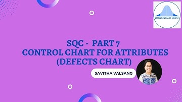 SQC 7 - DEFECTS CHART -   c  chart