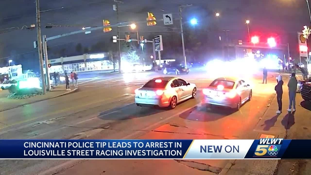 Cincinnati police help LMPD make arrest in street race takeover case ...