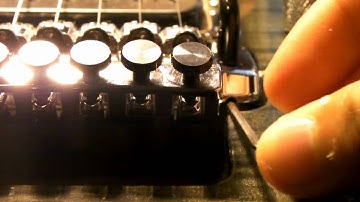 How to Tighten Tremolo Bar on Ibanez Edge III