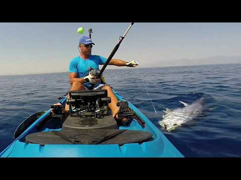 Drifting al tonno in kayak