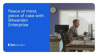 Peace of mind? Piece of cake with Bitwarden Enterprise