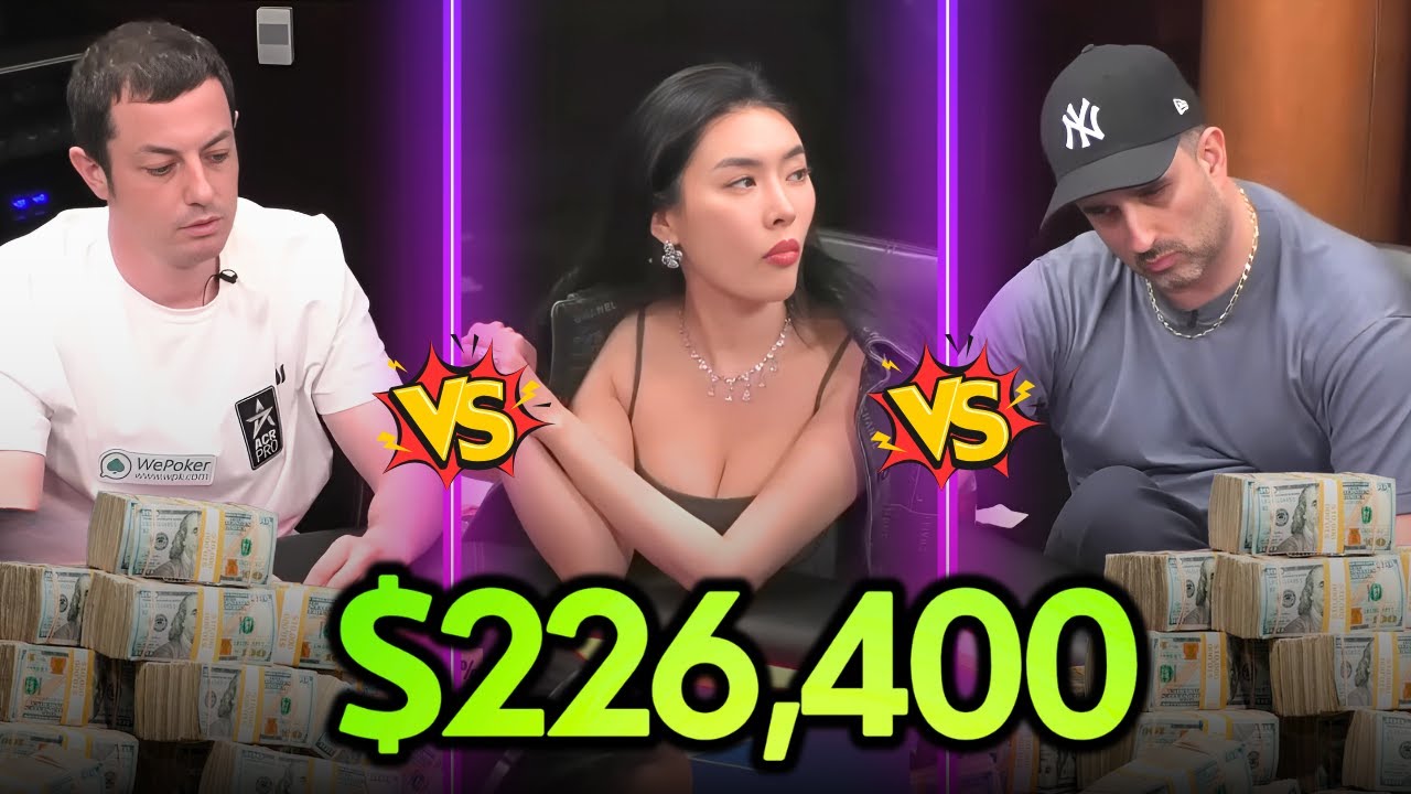 ALL IN for $226,400 at SUPER High Stakes Cash Game