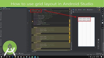 14-how to use grid layout in android studio | URDU/HINDI