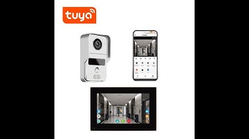 Tuya smart intercom remote App unlock and view