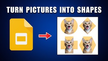 Hoe je een afbeelding in een cirkel of andere vorm verandert in Google Slides | Hoe je een afbeel...