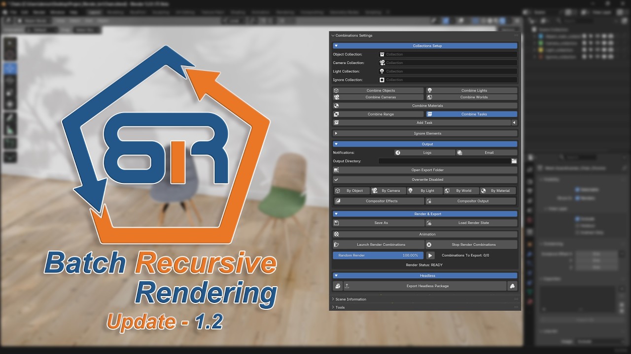 BRR – Automated Batch Rendering Addon Update 2 for Blender - YouTube
