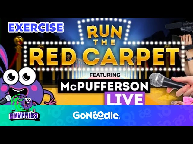 Can You Run the Red Carpet | Activities For Kids | Exercise | GoNoodle class=