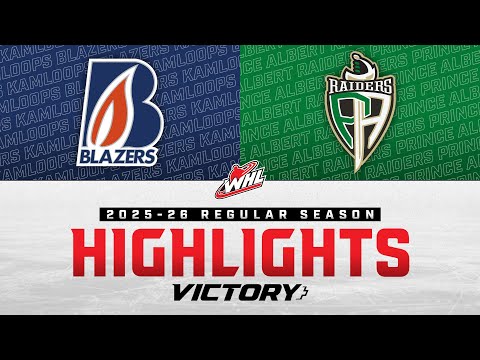 Kamloops Blazers at Prince Albert Raiders 10/10 I WHL Highlights