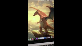 My girlfriend bought me a #Pokémon# Charizard# trying something very new.