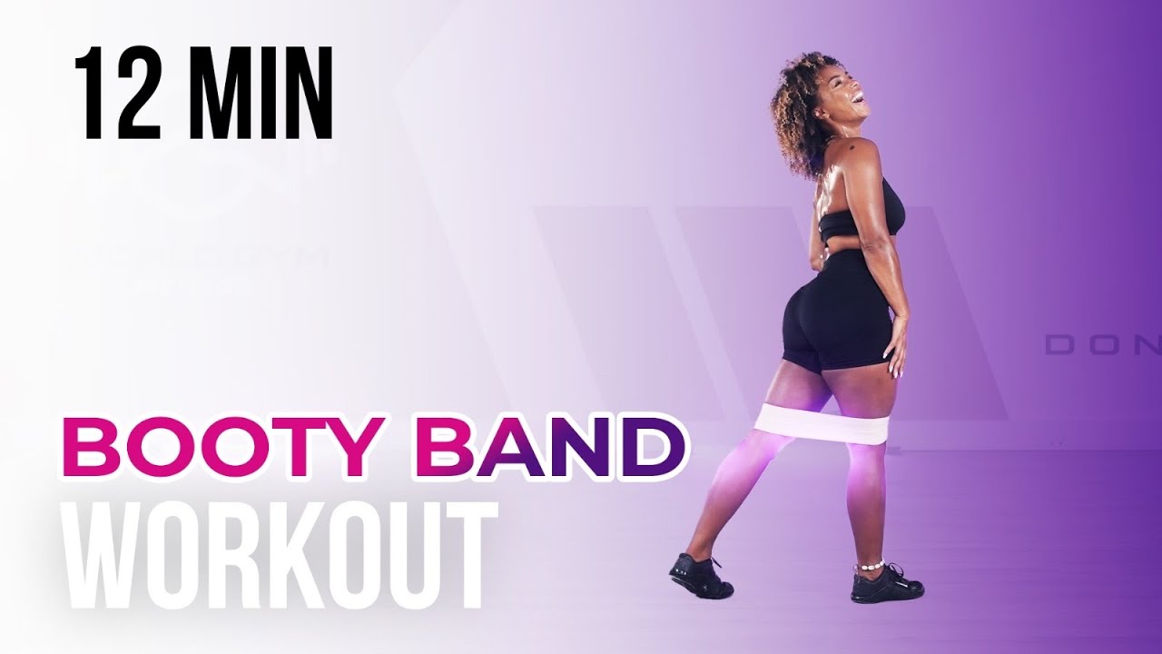 BOOTY BAND DANCE WORKOUT | 12 MINUTES | CARDIO