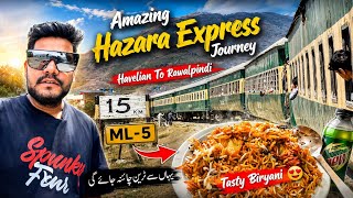 Amazing HAZARA Express Journey on ML-5 | Havelian To Rawalpindi Scenic Travel 😍