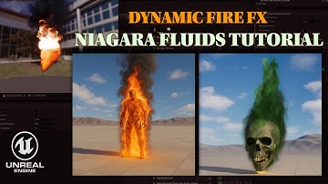 Introduction to Niagara Fluids | Dynamic Fire FX with Mesh Sampling in Unreal Engine