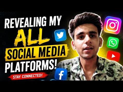 Revealing My All Social Media Platforms #viral 