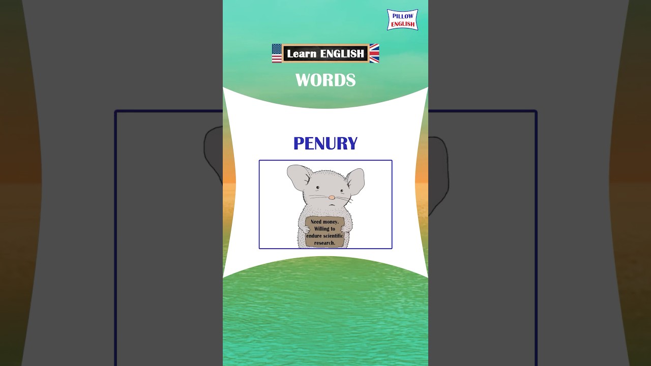 Penury | Learn English Word 