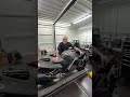 A turbocharged Honda Blackbird on Steve's lift!