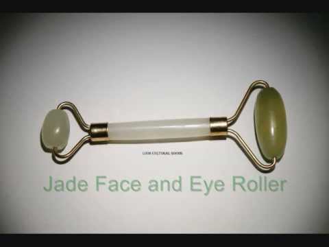 How to use a Jade and Hematite face roller - YouTube