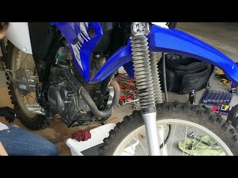 2017 Yamaha TTR 230 Oil Change - YouTube