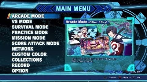 Chaos Code main menu theme