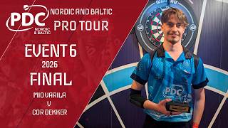 ll HIGHLIGHTS ll PDC Nordic & Baltic 2026 - Pro Tour 6 Final (Mio Varila v Cor Dekker)