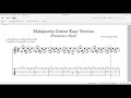 Malaguena Easy Guitar - Flamenco Style