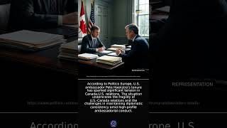 Canadian officials cautiously assess U.S. ambassador's impact on bilateral ties