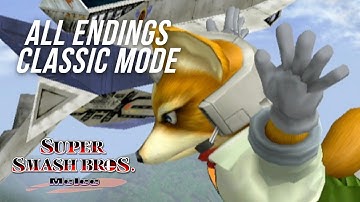 All Endings (Classic Mode) :: Super Smash Bros. Melee (Nintendo GameCube 🇺🇸)