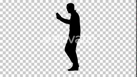 Silhouette Man, Alpha Channel | Motion Graphics - Envato elements