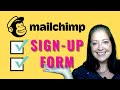 Mailchimp Signup Forms - for Startups (2020)