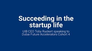 UIB CEO Toby Ruckert with DFA Cohort 4