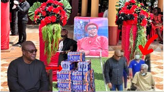 Ex Prez Mahama Donates 50 bags of water, drinks & Huge amount to the family of Kk Kabobo. screenshot 3