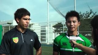National Inter-School Rugby Championships 2012 Police Cup U-17 Semi-Finals RI vs ACS(I)