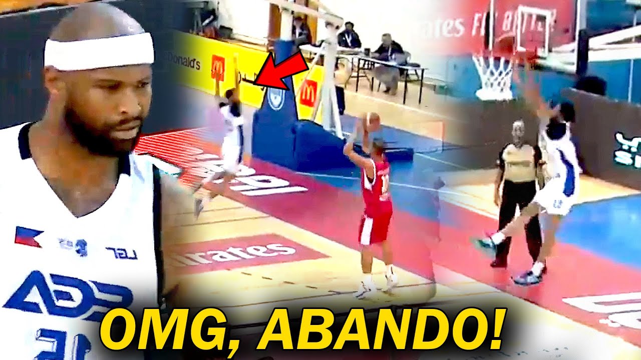 Halimaw si DeMarcus Cousins binuhat agad ang Strong group, mala SUPERMAN si Lakay! | SGA VS UAE NT