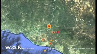 Large EarthQuake Mexico region 7.4 mag 20th march 2012
