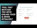 Meal matcher tool  embeddable widget by mealfinds