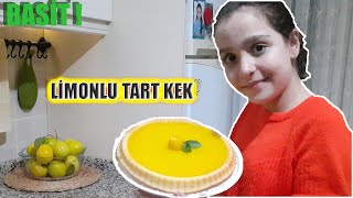 Limonlu Tart Kek Limonlu Zerdeçallı Kış Keki Li̇monlu Tart