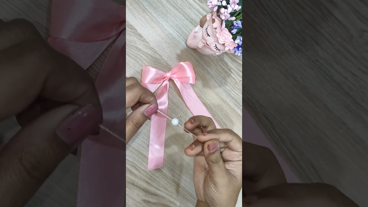Easy Ribbon Bow Tutorial 🎀          💝Perfect for gift wrapping & decoration ✨