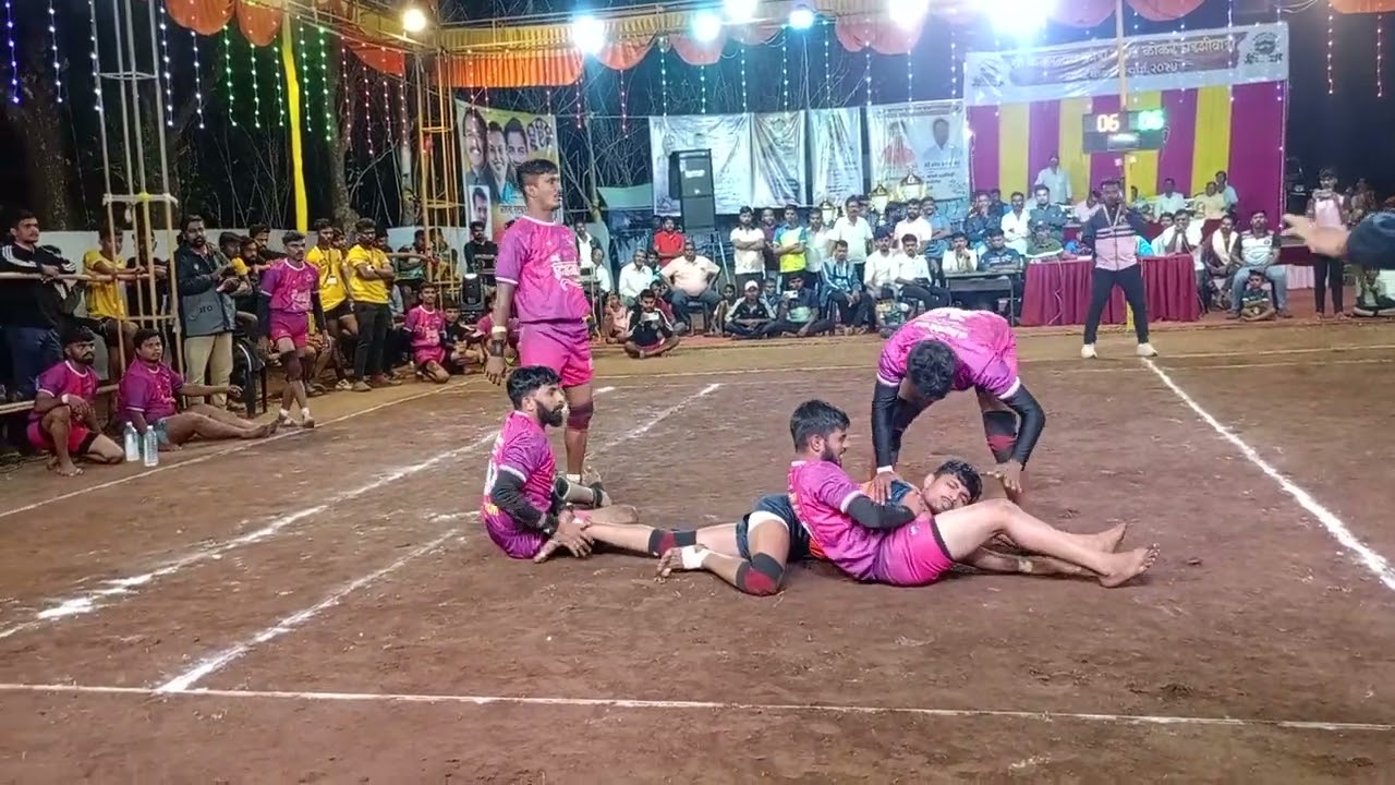 केदारनाथ कोकरे घडशीवाडी आयोजित कबड्डी स्पर्धेतील मानाई देवी तळवडे VS केदारनाथ आंबतखोल फायनलचा थरार