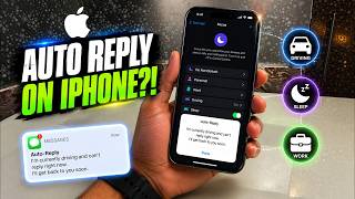 Automatically Reply to Calls & Messages on iPhone | Focus Mode Tutorial
