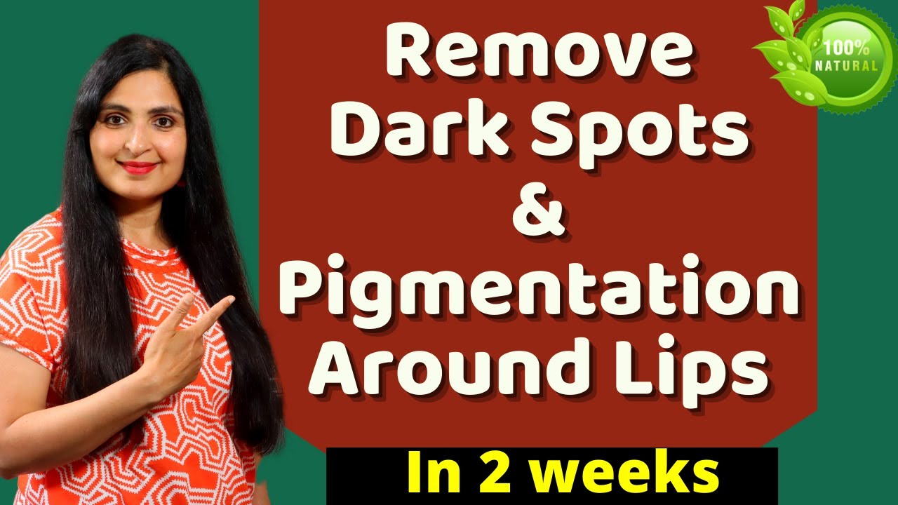 How To REMOVE Pigmentation Dark Spots AROUND MOUTH Fast HOME DIY