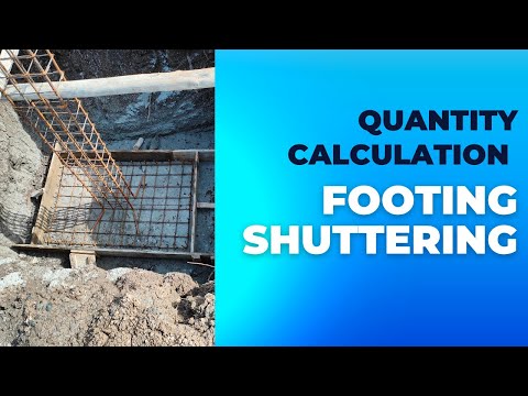 FOOTING SHUTTERING | How To Calculate Footing Shuttering Quantity | Estimation | Civil Engineering